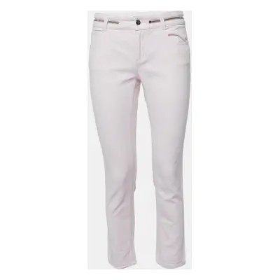 Givenchy Pink Denim Zip Detail Jeans Waist 30"