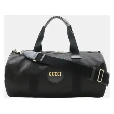 Gucci Black Nylon Canvas Off The Grid Boston Duffle Bag