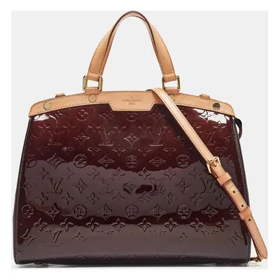 Louis Vuitton Amarante Monogram Vernis Brea GM Bag