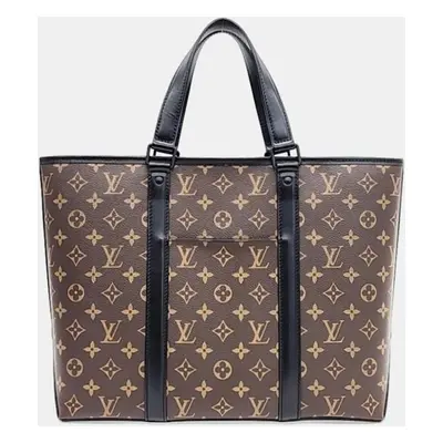 Louis Vuitton Brown Monogram Canvas Weekend Tote PM Bag