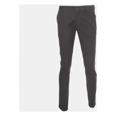 Dolce & Gabbana Black Wool Blend Slim Fit Pants