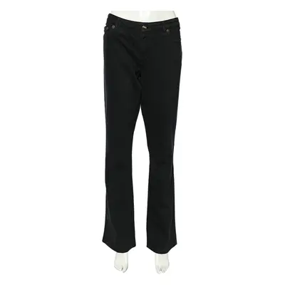 Just Cavalli Black Denim Straight Leg Jeans