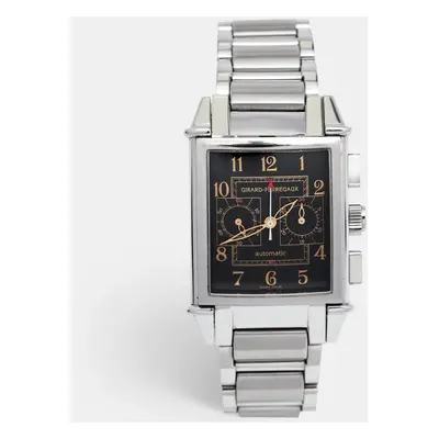 Girard Perregaux Black Stainless Steel Vintage