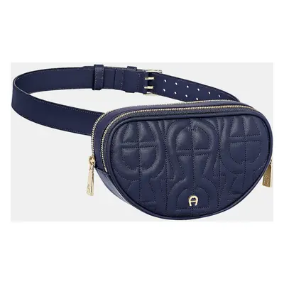 Aigner Deep blue shiny light gold Metal Diadora Deep blue Belt Bag