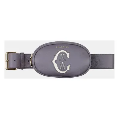 Charriol Storm Grey Leather MARIE OLGA Belt Bag