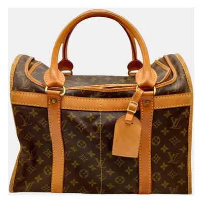 Louis Vuitton Brown Monogram Pet Carrier