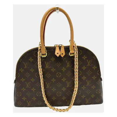 Louis Vuitton Brown Monogram Canvas Moon Alma Satchel