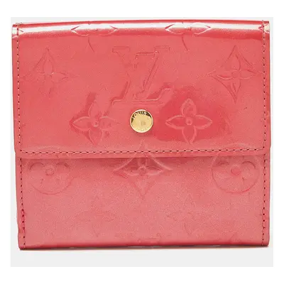 Louis Vuitton Framboise Monogram Vernis Elise Wallet