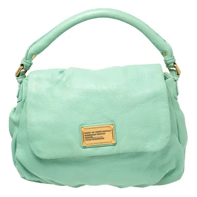 Marc by Marc Jacobs Green Leather Classic Q Lil Ukita Top Handle Bag