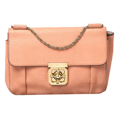 Chloe Orange Leather Elsie Shoulder Bag