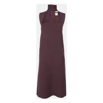 Bottega Veneta Purple Rib Knit Midi Dress