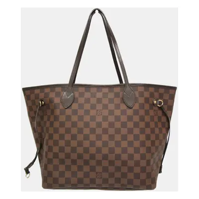 Louis Vuitton Brown Canvas MM Neverfull Tote Bag