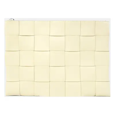 Bottega Veneta Beige Cassette Clutch