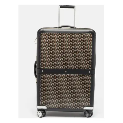 Goyard Black Goyardine Coated Canvas Satolas GM Rolling Suitcase