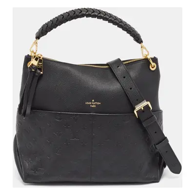 Louis Vuitton Black Monogram Empreinte Leather Maida Bag