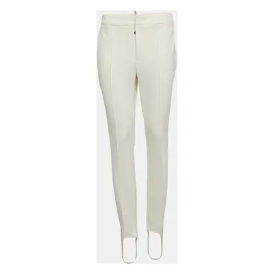 Moncler Grenoble White Technical Jersey Stirrup Ski Pants