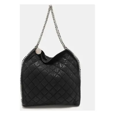 Stella McCartney Black Fabric Falabella Tote