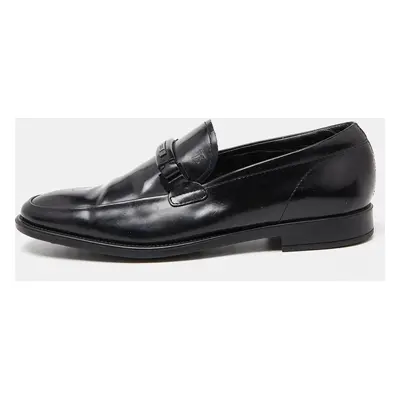 Tod's Black Patent Leather Slip on Loafers Size 39.5