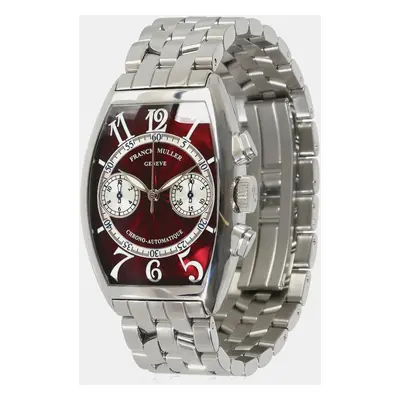 Franck Muller Red Stainless Steel Casablanca CC A Automatic Women's Wristwatch mm