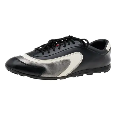 Prada Sport Multicolor Leather Low Top Sneakers Size