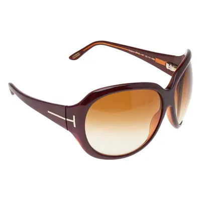 Tom Ford Purple/Brown Gradient TF65 Sabine Sunglasses