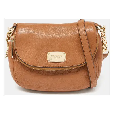 MICHAEL Michael Kors Brown Leather Bedford Crossbody Bag