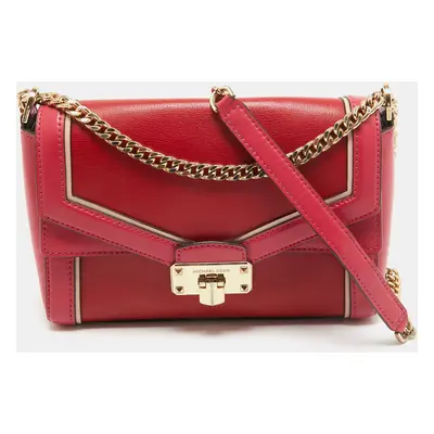 Michael Kors Pink Leather Kinsley Top Handle Bag