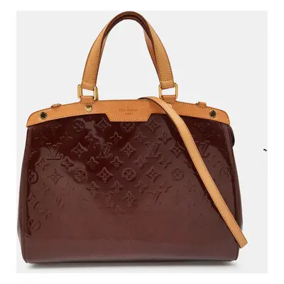 Louis Vuitton Amarante Monogram Vernis Brea GM Bag