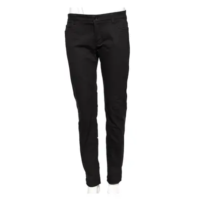 Dolce & Gabbana Black Stretch Cotton Slim Fit Pants