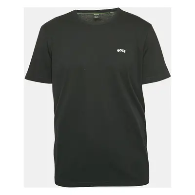 Boss By Hugo Boss Black Logo Print Jersey Crew Neck T-Shirt