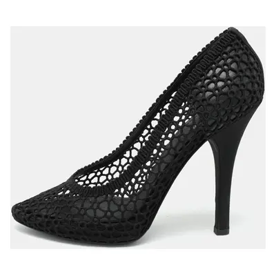 Dolce & Gabbana Black Crochet Pumps Size