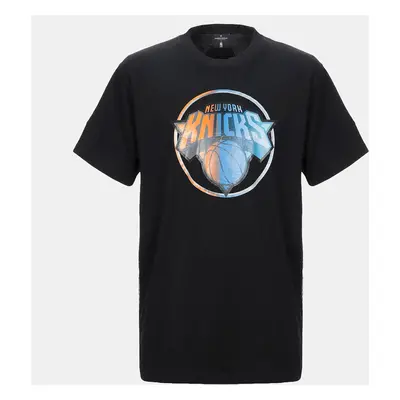 Marcelo Burlon x NBA Black NY Knicks Print Cotton and Mesh Trim T-Shirt