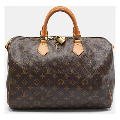 Louis Vuitton Monogram Canvas Speedy Bandouliere Bag