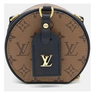 Louis Vuitton Brown Monogram Canvas Petite Boite Chapeau Mini Shoulder Bag