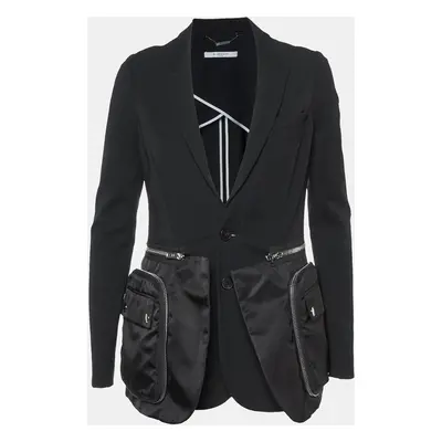 Givenchy Black Crepe Pocket Detail Jacket