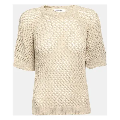 Isabel Marant Etoile Cream Cotton & Linen Knit Sweater