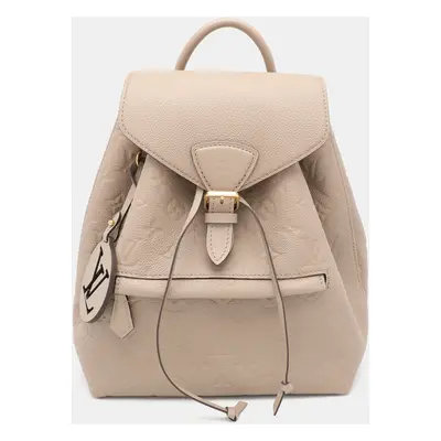 Louis Vuitton Beige Monogram Empriente Leather Montsouris PM Backpack