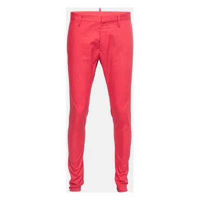 Dsquared2 Coral Pink Cotton Trousers