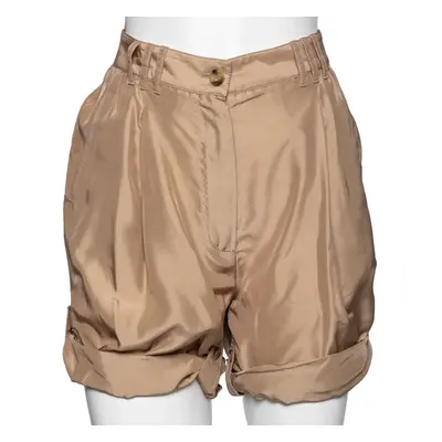 Dolce & Gabbana Beige Silk Shorts