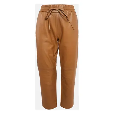 Weekend Max Mara Brown Leather Pants