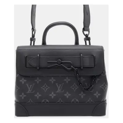 Louis Vuitton Black Monogram Eclipse Steamer PM Shoulder Bag