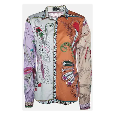 Etro Multicolor Printed Cotton Buttoned Up Shirt