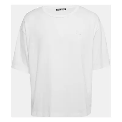 Acne Studios White Cotton Crew Neck T-Shirt