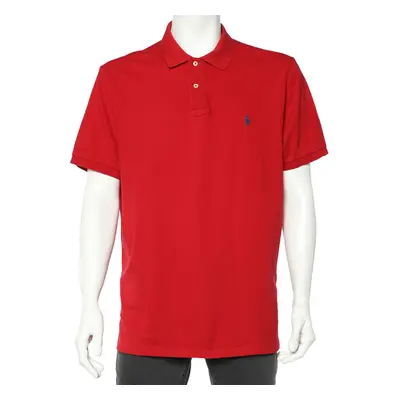 Polo Ralph Lauren Red Cotton Pique Polo T-Shirt