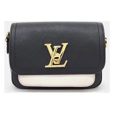 Louis Vuitton Black Leather Lock Me Tender Shoulder Bag