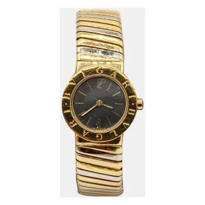 Bvlgari Vintage Expandable Tri-Colour Tubogas BB23 2T Watch in 18K YG/RG/WG (Medium Model)