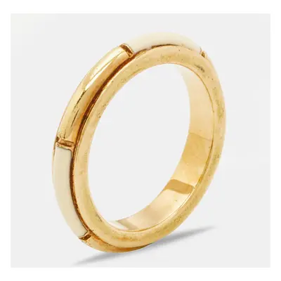 Chloe Enamel Gold Band Ring Size