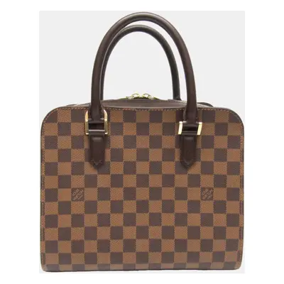 Louis Vuitton Brown Damier Ebene Canvas Triana Satchel