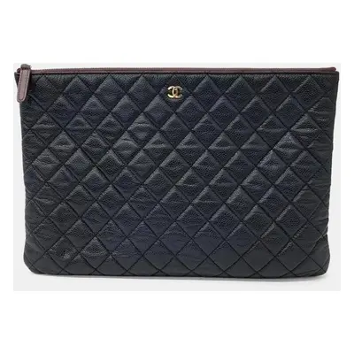 Chanel Caviar Large Clutch