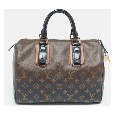 Louis Vuitton Noir Monogram Limited Edition Mirage Speedy Bag